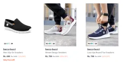 Bucca Bucci Mens Sneakers Upto 72% Discount