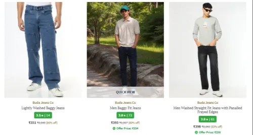 Image of Buda Jeans Co Men jeans starting at ₹351