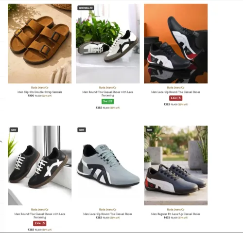 Image of BUDA JEANS CO Men's Footwears up to 90% Discount