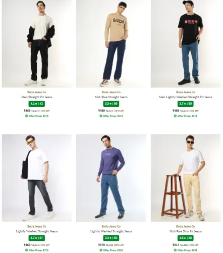 Image of BUDA JEANS CO Men's Jeans up to 80% Discount