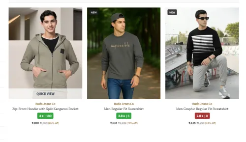 Image of Buda Jeans Men Sweatshirt Minimum 70% Discount