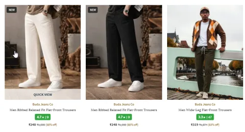 Image of Buda Jeans Starting @ ₹248