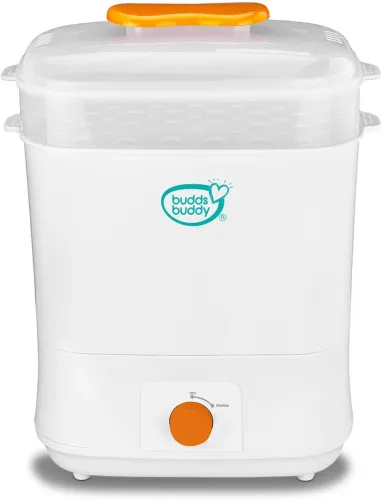 Image of Buddsbuddy 3 in 1 Baby Bottle Electric Steam Sterilizer - 10 Slots