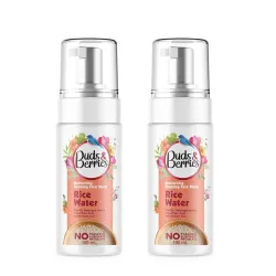 Buds & Berries Moisturising Foaming Rice Water Face Wash For Soft, Bright & Clear Skin | pH Balanced Gentle Face Wash| No Sulphate, No Paraben (100 ml) - Pack of 2