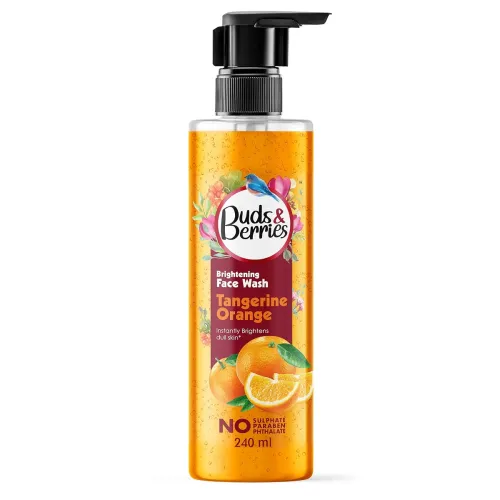 Image of Buds & Berries Tangerine Orange Vitamin C Face Wash 240ml