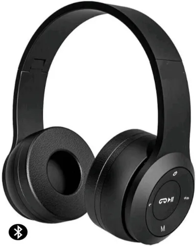 Image of Bufona Portable Wireless Gaming Headphones Black