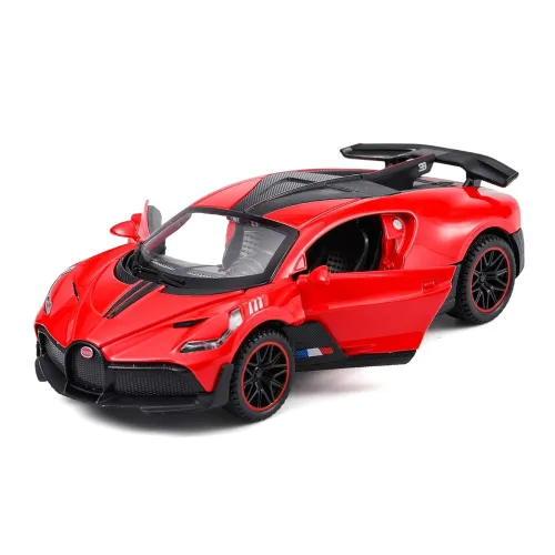 Image of 1:32 Bugaatti Divo Metal Alloy Pull Back Car