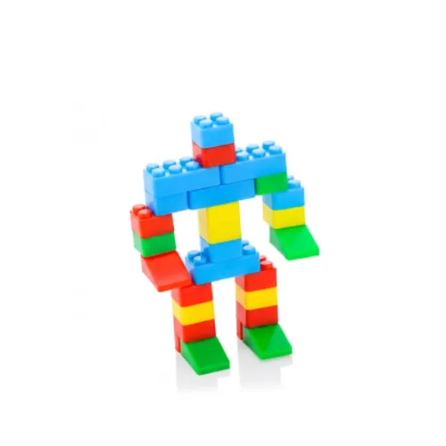 Image of Building Blocks Set for Kids 64 Pcs