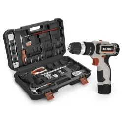 BUILDSKILL 69-Pcs Cordless Drill Kit (12V, 10MM, Tool Set)