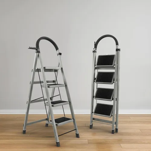 Image of BuildSkill Foldable Ladder 4-Step 150kg Capacity
