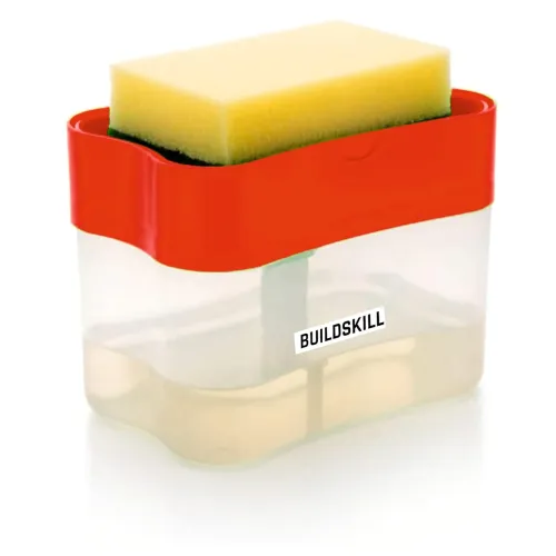 Image of Buildskill Liquid Soap Dispenser (Pack of 3, Red)