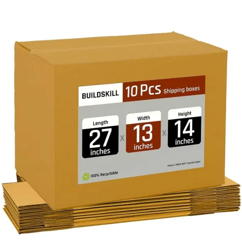 Image of BUILDSKILL Pack-10 Cardboard Boxes 