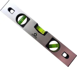 BUKU 12 inch water level magnetic aluminium scale Magnetic Carpenters Level (25 cm)
