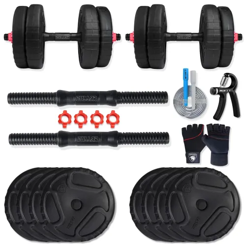 Image of BULLAR Premium Adjustable Dumbbells Set 8 Kg to 30 Kg