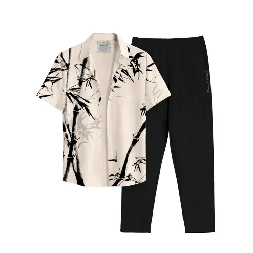 Image of BULLMER Clothing Set with Trendy Shirt & Pants Co-ords for Men