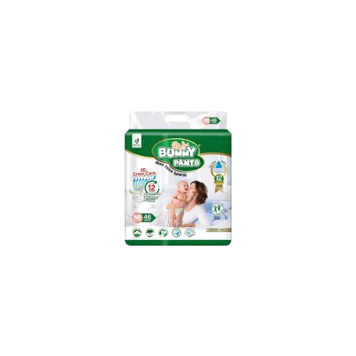 Image of BUMMY PANTS Baby Diapers - Ultra Dry & Comfortable with 5D Cross Core Technology, 360� Soft Elastic Waistband & Up to 12