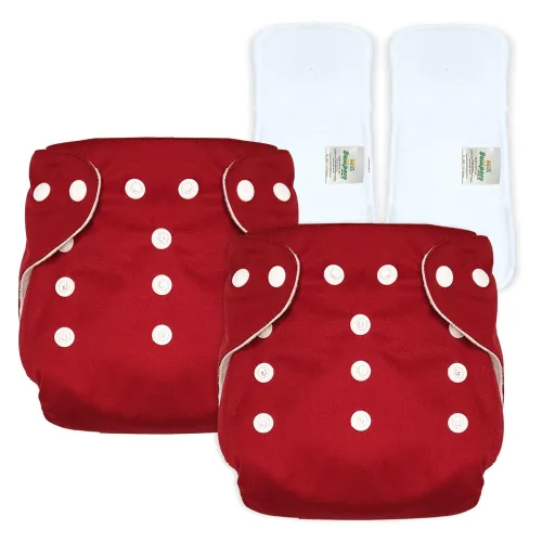 Image of Bumper Baby Reusable Cloth Diaper with Insert Pad | Leak-Proof, Super Absorbent & Ultra Soft | Adjustable & Washable Clo
