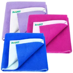 Bumpers Anti-Piling Quick Dry & Absorbent Sheet Polycotton Baby Bed Protecting
