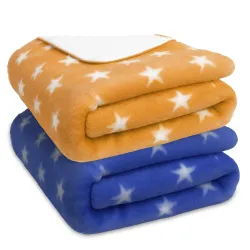 Bumpers Baby Fleece Blanket | Soft, Lightweight Newborn / Infants Swaddle Wrap | Baby Shower Gift | 0-12 Months Unisex B