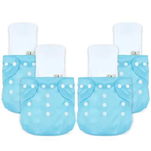 Image of Bumpers Baby Reusable Cloth Diaper with Insert Pad | Leak-Proof, Super Absorbent & Ultra Soft | Adjustable & Washable Cl