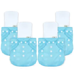 Bumpers Baby Reusable Cloth Diaper with Insert Pad | Leak-Proof, Super Absorbent & Ultra Soft | Adjustable & Washable Cl