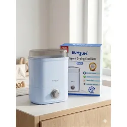 BUMTUM 6 Bottle Steam Sterilizer Without Dryer for Baby Milk Bottles | Sterilizer for Feeding Bottles | Sterilizer Machi