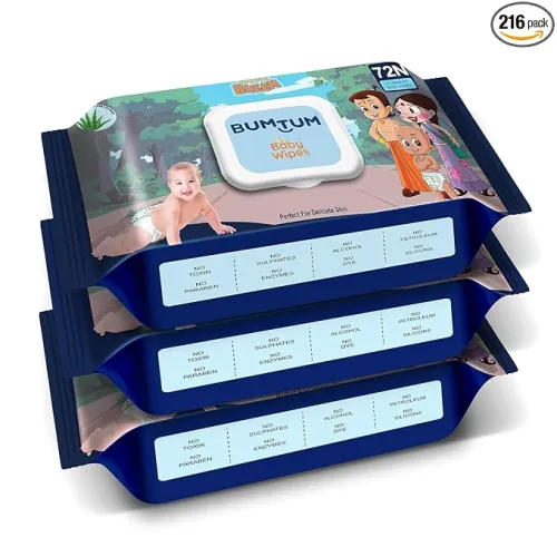 Image of Bumtum Baby Chota Bheem 72 wipes*3