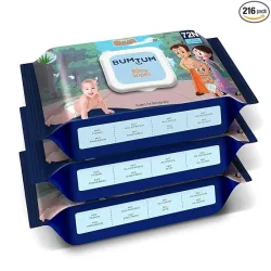 Bumtum Baby Chota Bheem 72 wipes*3