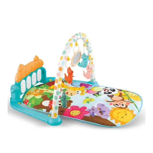 Image of BUMTUM Baby Piano Play Mat with Rattles & Music