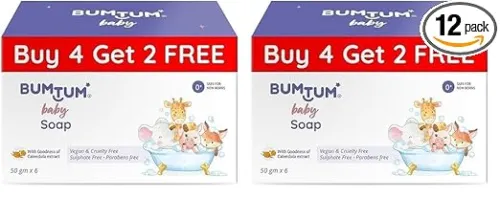 Image of Bumtum Baby Soap 50g (Pack of 12) 
