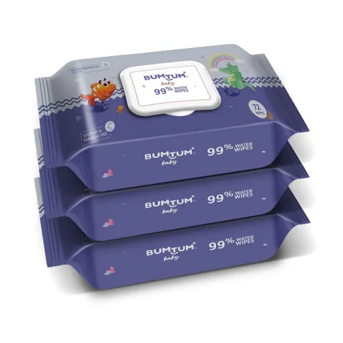Image of Bumtum Baby Water Soft Moisturizing Wet Wipes 
