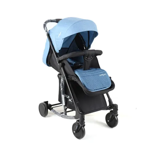 Image of BUMTUM Baby Stroller with Reversible Handle Blue