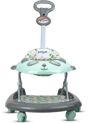 Image of BUMTUM Musical Activity Walker With Parent Rod  (Green)