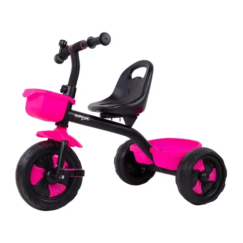 Image of Bumtum Tricycle for Kids (2–5 Yrs, Pink, with Storage & Horn)