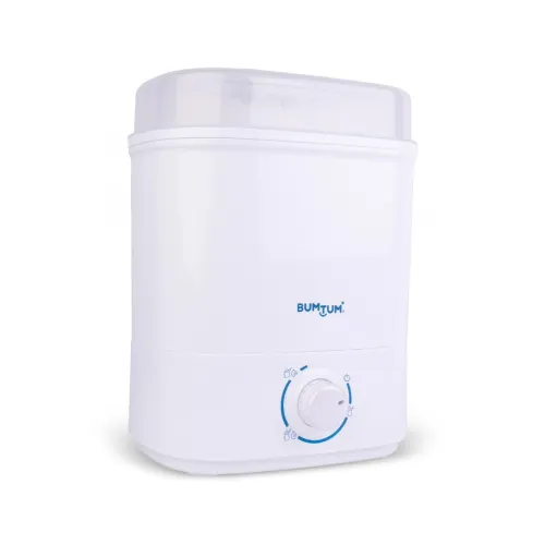 Image of Bumtum White Baby Bottle Steam Sterilizer