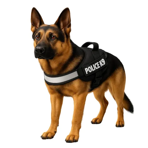 Image of Buraq Pets Police K9 Dog Harness
