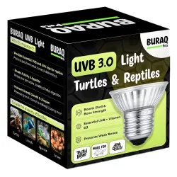 Buraq Pets Reptile Turtle UVB Basking Heat Light Bulb 75W SO1