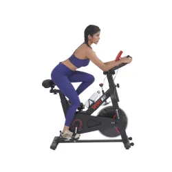 Burnlab Core Spin Spin Bike| 6 kg Heavy-duty Flywheel | LED Screen Display | Pulse Sensor |2Pc Crank | Silent Belt Drive System | Bottle Holder | Anti-slip Pedals and Comfortable Seat | Max....