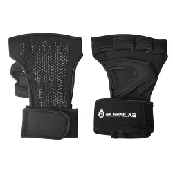 BURNLAB Weight Lifting Gloves with Wrist Support, Work Out Gloves, Gym Gloves - Great for Cross Training, Pull Ups, Cali