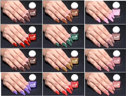Image of BUSSIN BEAUTY Long Lasting Nail Polish Pack of 12