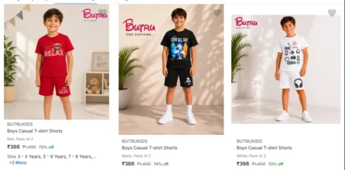Image of Butrukids Boys casual Dresses upto 60% discount 