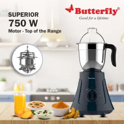 Butterfly 4J 750 W Juicer Mixer Grinder (Speedy 4J | 4 Jars 