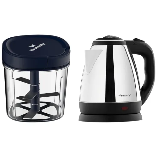 Image of Butterfly EKN 1.5L Kettle + Premium 900ml Vegetable Chopper