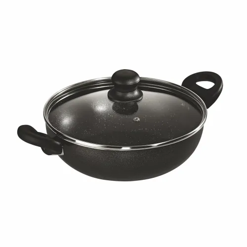 Image of Butterfly Granza Non Stick Kadai with Glass Lid 