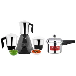 Butterfly Hero Mixer Grinder, 500W, 3 Jars