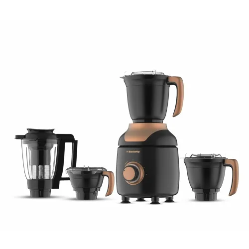 Image of Butterfly ZieraBlack 1000 Watt Mixer Grinder With 4 Jar + 5 Years Warranty