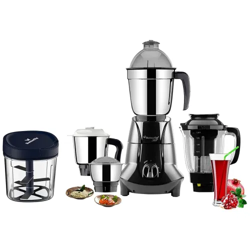 Image of Butterfly 750W Mixer Grinder with Jars and Vegetable Chopper