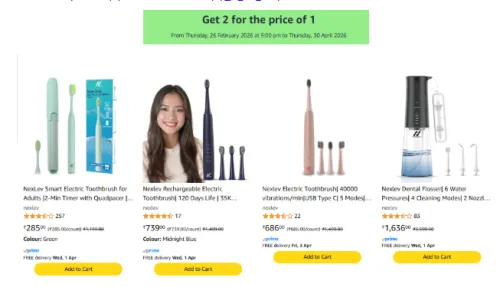 Image of Buy Any 1 Item & Get 1 Item Free 