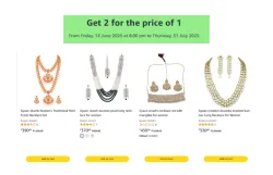 Buy Any 1 Select Item & Get 1 Item Free Necklace in Your Cart