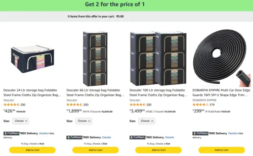 Image of Buy any 2 Quantity for Price of 1
